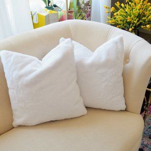 NWT 2 PILLOWS INSERT+COVER MACHINE WASHABLE
